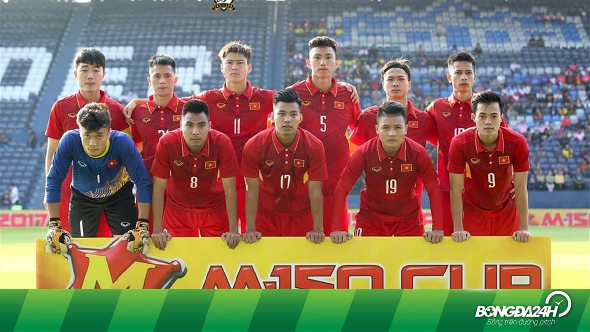 đay đội Hinh U23 Việt Nam đấu U23 Thai Lan