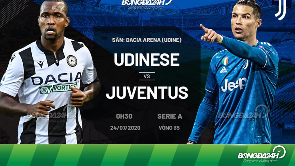 Kết Quả Udinese Vs Juventus Hôm Nay 24/7 Serie A 2019/2020