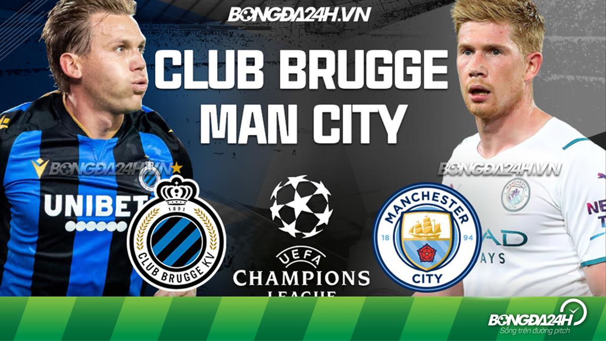 Kết quả Club Brugge vs Man City cúp C1 châu Âu hôm nay
