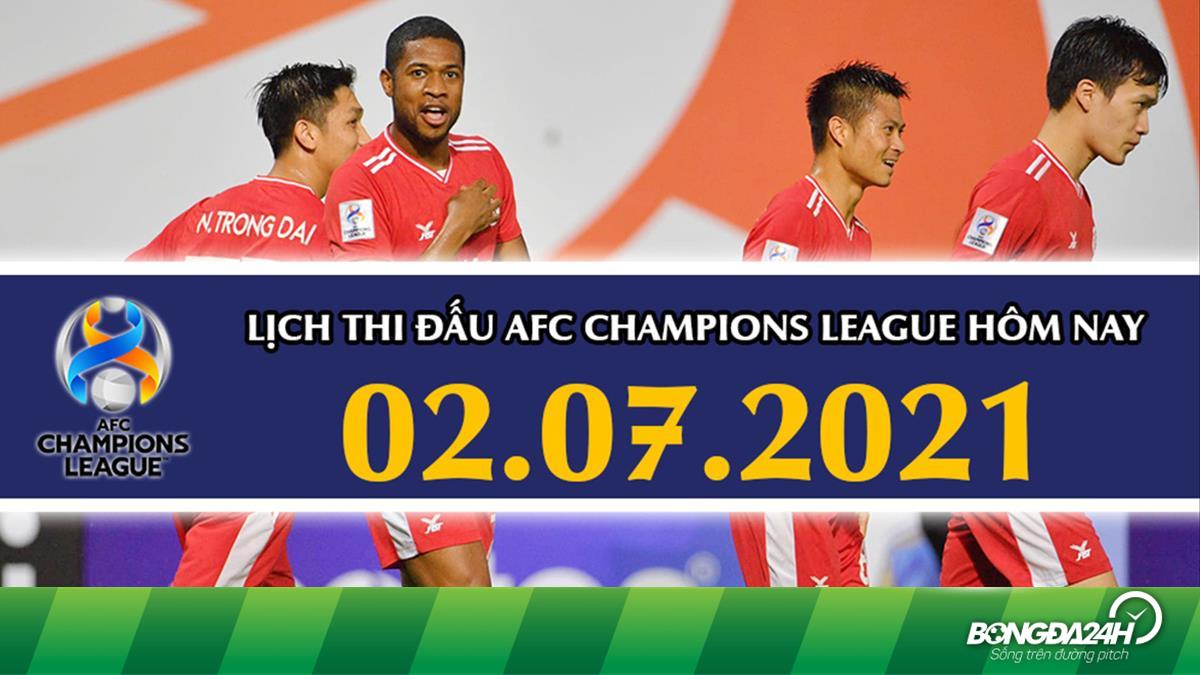 Lịch thi đấu AFC Champions League 2/7/2021 Viettel vs Pathum