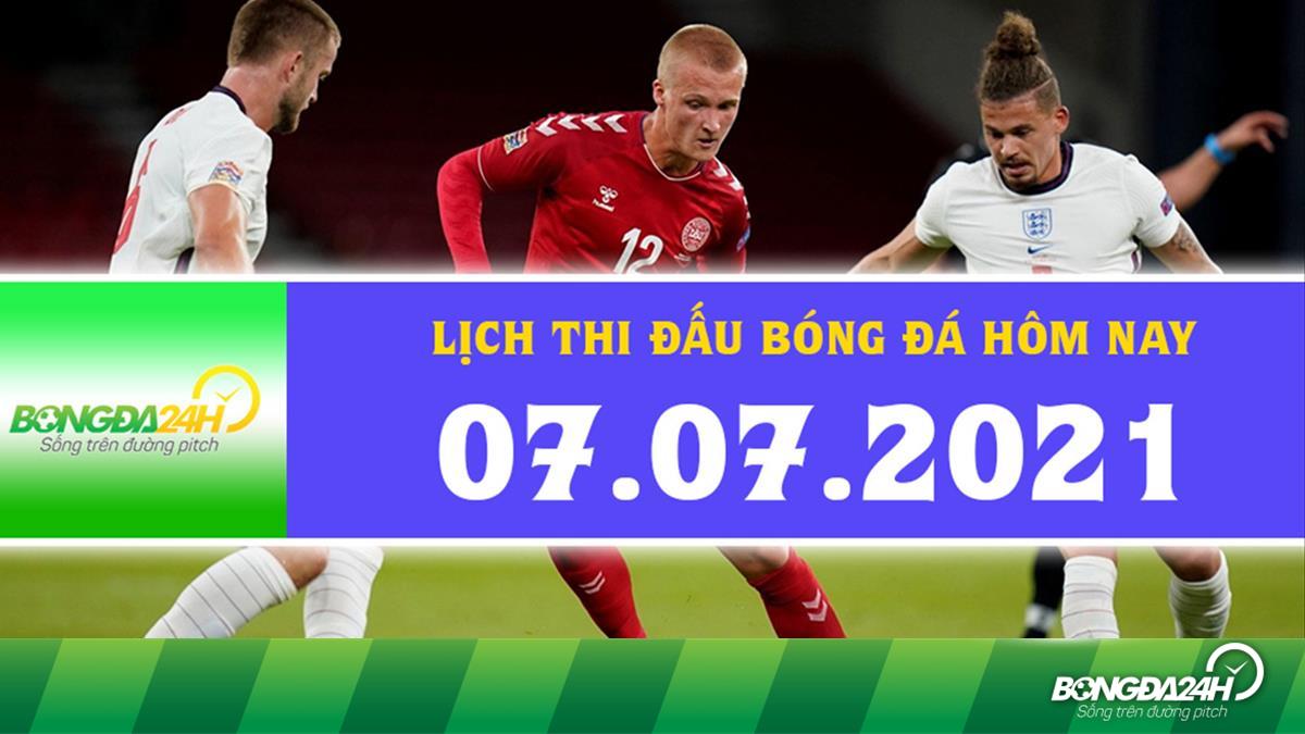 Lá»‹ch Thi Ä'áº¥u Bong Ä'a Hom Nay 7 7 2021 Lá»‹ch Trá»±c Tiáº¿p Bd