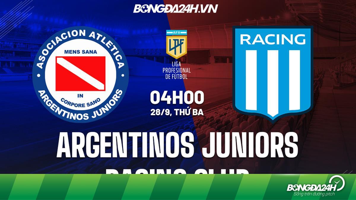 Soi kèo Argentinos Juniors vs Racing Club 4h 28/9 VĐQG Argentina