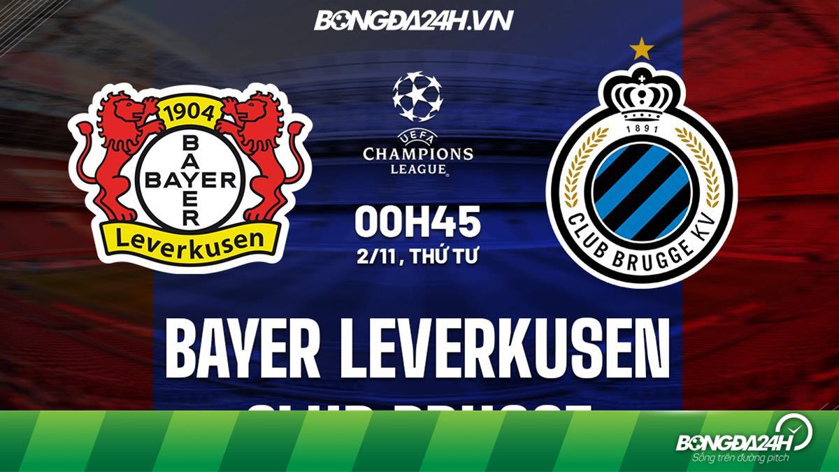 Nhận định - soi kèo Leverkusen vs Club Brugge cúp C1 hôm nay