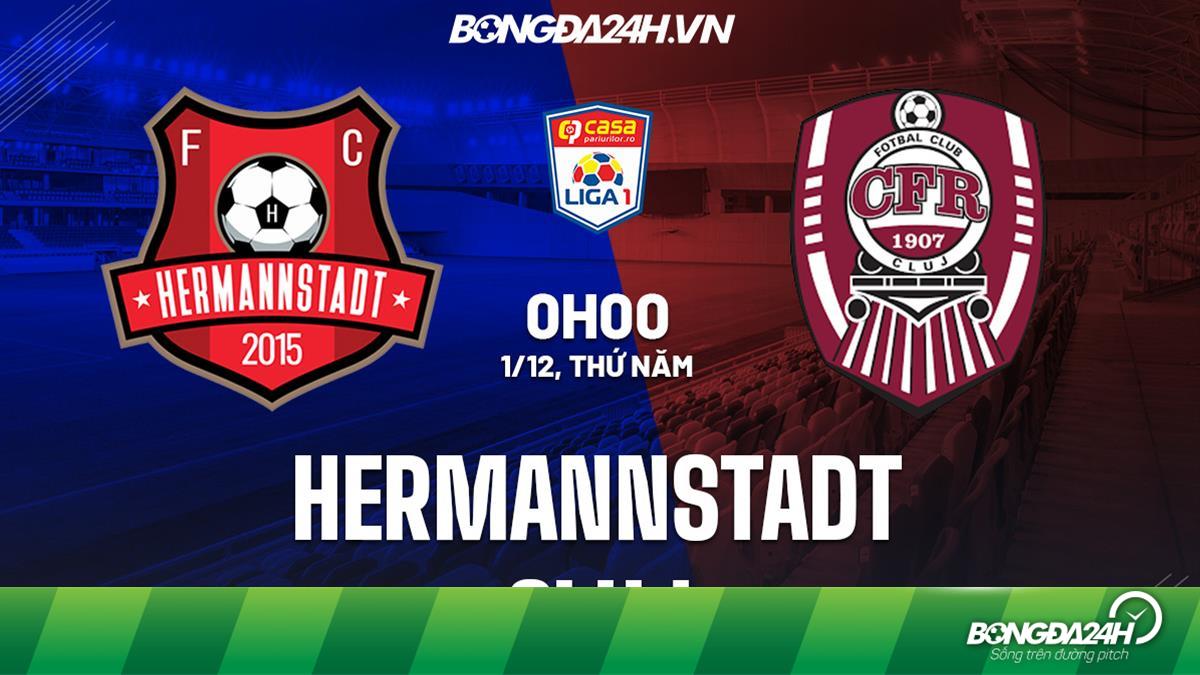 Nhận định soi kèo CFR Cluj vs Hermannstadt VĐQG Romania hôm nay