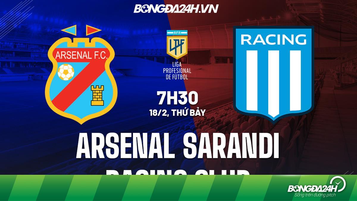 Nhận định soi kèo Arsenal Sarandi vs Racing Club VĐ Argentina