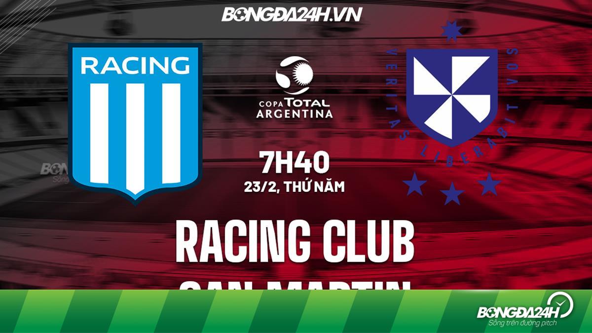 Nhận định soi kèo Racing Club vs San Martin Cúp QG Argentina 2023
