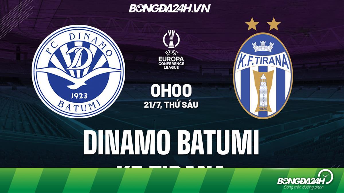 Dinamo Batumi vs KF Tirana (20/07/2023) UEFA Europa Conference