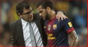 Hậu quả El Clasico: Barceloan chính thức mất Daniel Alves trong 3 tuần