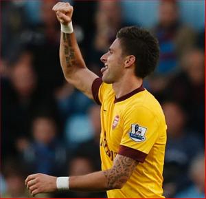 Giroud đã sẵn sàng thay thế Van Persie tại Emirates