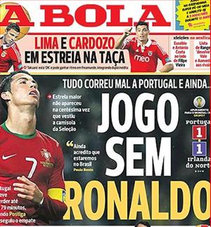 Báo chí Bồ Đào Nha “đánh hội đồng” C. Ronaldo