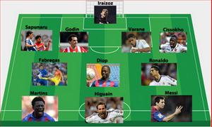 ĐHTB vòng 9 La Liga: Song kiếm Messi & Ronaldo