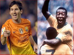 Trước mắt Messi chỉ còn…“vua bóng đá” Pele