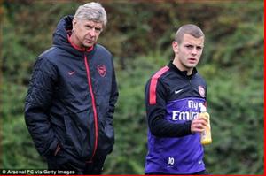 Arsenal: Jack Wilshere sẽ ra sân trong trận đấu với QPR