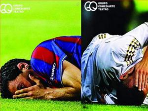 Pepe và Busquets làm đại diện hình ảnh cho .... đoàn kịch