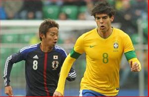 Kaka và Neymar tỏa sáng, Brazil hạ Nhật Bản 4-0