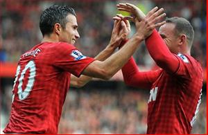 Bộ đôi Rooney - Van Persie thật đáng sợ!
