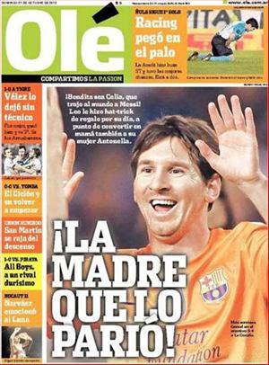 Cảm ơn mẹ Messi đã đưa anh đến thế giới này