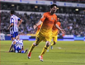 Lionel Messi bứt phá trong cuộc đua tam mã