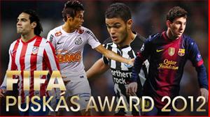 Danh sách 10 bàn thắng đẹp nhất thế giới năm 2012 do FIFA lựa chọn