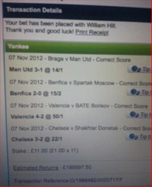 CĐV siêu may mắn: Mất 300.000, thu về gần ... 6 tỷ