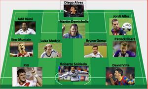 Đội hình tiêu biểu vòng 10 La Liga: Vắng cả Ronaldo - Messi - Falcao