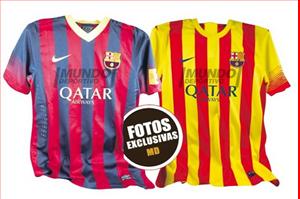 Tiết lộ mẫu áo đấu mới của Barca mùa 2013/14
