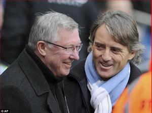 Mancini lại nổ: Man City vẫn vượt trội hơn Man Utd