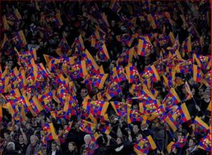 CĐV Barca châm biếm Mourinho