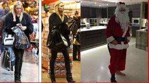 Gerrard đánh vật với trang phục ông già Noel