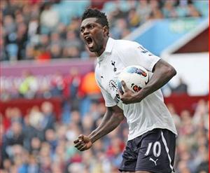 Chơi kém, Adebayor chuẩn bị rời Tottenham, gia nhập thiếu gia Monaco