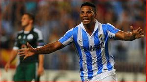 Lượt đi play-off Champions League: Malaga thấy niềm vui trong bão giông