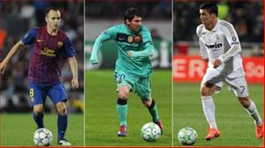 Danh sách “Cầu thủ xuất sắc nhất châu Âu mùa 2011/12”: Iniesta thế chỗ Xavi