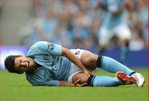 Tin dữ cho Man City: Sergio Aguero có thể phải nghỉ thi đấu dài hạn