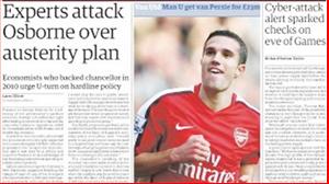 Báo chí nói gì về vụ Van Persie: Một kẻ ích kỉ, bội bạc, hám tiền...