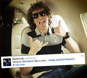 Chelsea: Giận dỗi vì bị phạt, David Luiz tới Barcelona!?