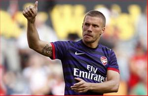 Arsenal thời hậu Van Persie: Sẵn sàng với họng súng Podolski