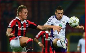 Hoà đàn em Anderlecht tại San Siro, AC Milan kéo dài chuỗi ngày thất vọng