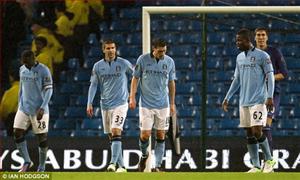 Manchester City 2-4 Aston Villa (Vòng 3 cúp Liên đoàn Anh)