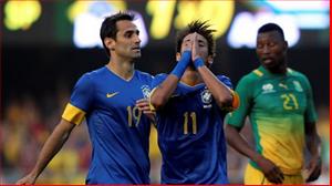 Dứt điểm tồi, Brazil chỉ thắng sát nút quân xanh Nam Phi