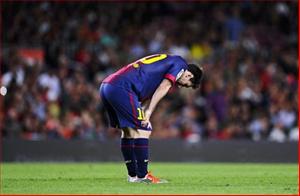 Messi thể hiện phong độ kém cỏi. Vì đâu?