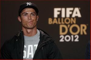 Quả bóng vàng FIFA 2012: Khi Thượng đế không mỉm cười với C.Ronaldo...
