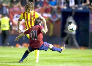Carles Puyol đá trận đầu tiên sau 7 tháng: Mừng anh trở lại, 'Puyi'