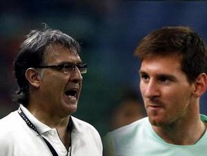 Neymar lập cú đúp, HLV Tata Martino vẫn nhớ Messi
