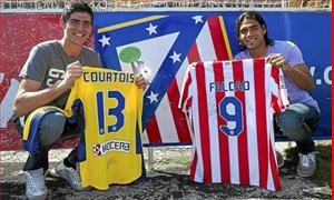 Chelsea tính đổi Courtois lấy Falcao