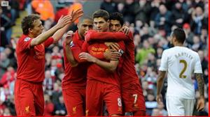 Liverpool 5-0 Swansea: Cơn lốc Đỏ