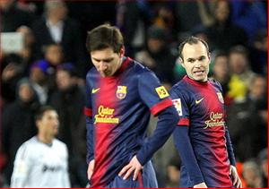 Tháng Hai báo hại Barca