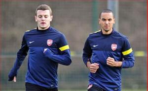 Chuyển động tại Arsenal: Wilshere và Walcott trở lại tập luyện