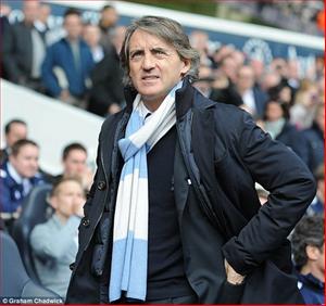 HLV Mancini sắp bị tống khứ khỏi Etihad