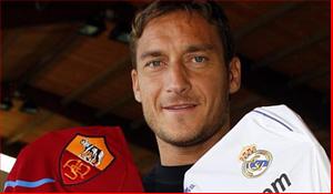 Totti hối tiếc vì đã từ chối khoác áo Real Madrid