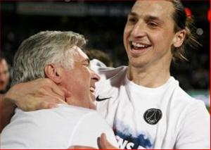 Ibra năn nỉ HLV Ancelotti đừng đến Real